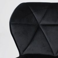 Стул барный AksHome BERLIN (Берлин) черный велюр HCJ-50/черный купить в Минске