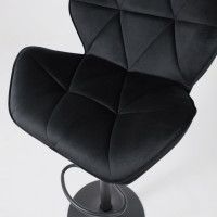 Стул барный AksHome BERLIN (Берлин) черный велюр HCJ-50/черный купить в Минске