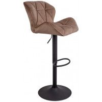 Стул барный AksHome BERLIN (Берлин) капучино велюр HCJ-11/черный
