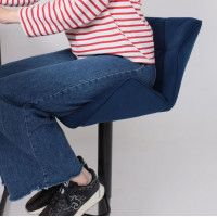 Стул барный Akshome BERLIN GB Velutto 26 темно-синий велюр/черный купить в Минске