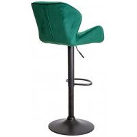 Стул барный AksHome BERLIN (Берлин) зеленый велюр/черный купить в Минске