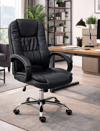 Кресло AksHome BILL (Билл) ECO черный купить в Минске