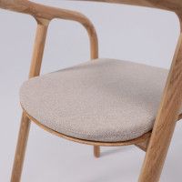 Стул БИО КОМФОРТ бежевый / дуб натуральный / покрытие бесцветное купить в Минске