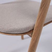 Стул БИО КОМФОРТ бежевый / дуб натуральный / покрытие бесцветное купить в Минске