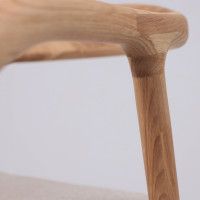 Стул БИО КОМФОРТ бежевый / дуб натуральный / покрытие бесцветное купить в Минске