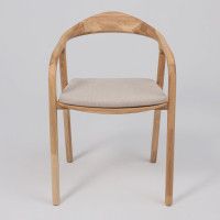 Стул БИО КОМФОРТ бежевый / дуб натуральный / покрытие бесцветное купить в Минске