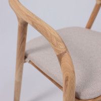 Стул БИО КОМФОРТ бежевый / дуб натуральный / покрытие бесцветное купить в Минске