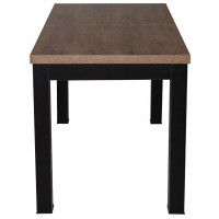 Стол BLACK раздвижной обеденный, 1100(1490)*670*770 дуб канзас купить в Минске Стол BLACK раздвижной обеденный, 1100(1490)*670*770 дуб канзас купить в Минске