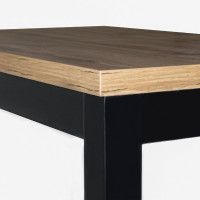 Стол BLACK раздвижной обеденный, 1100(1490)*670*770 дуб натуральный купить в Минске Стол BLACK раздвижной обеденный, 1100(1490)*670*770 дуб натуральный купить в Минске