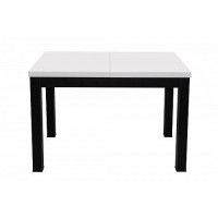 Стол BLACK раздвижной обеденный, 1100(1490)*670*770 белый мат купить в Минске