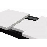 Стол BLACK раздвижной обеденный, 1100(1490)*670*770 белый мат купить в Минске