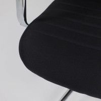 Кресло Akshome Bloom (Блум) черная ткань/хром купить в Минске