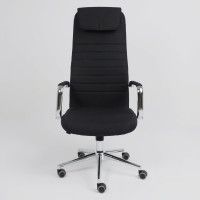 Кресло Akshome Bloom (Блум) черная ткань/хром купить в Минске