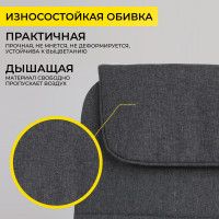 Кресло Akshome Bloom (Блум) серая ткань/хром купить в Минске