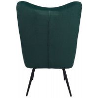 Кресло AksHome BOGEMA (Богема) велюр зеленый/черный купить в Минске