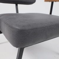 Кресло AksHome BOOKER экокожа винтажный черный WATUSI 16/черный купить в Минске