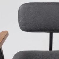 Кресло AksHome BOOKER экокожа винтажный черный WATUSI 16/черный купить в Минске