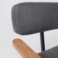 Кресло AksHome BOOKER экокожа винтажный черный WATUSI 16/черный купить в Минске