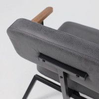 Кресло AksHome BOOKER экокожа винтажный черный WATUSI 16/черный купить в Минске