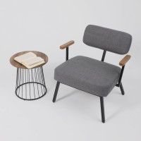 Кресло AksHome BOOKER серая рогожка BJORN 13/черный купить в Минске