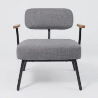 Кресло AksHome BOOKER серая рогожка BJORN 13/черный купить в Минске