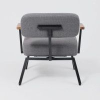 Кресло AksHome BOOKER серая рогожка BJORN 13/черный купить в Минске