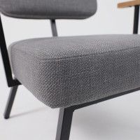 Кресло AksHome BOOKER серая рогожка BJORN 13/черный купить в Минске