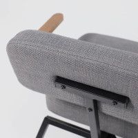 Кресло AksHome BOOKER серая рогожка BJORN 13/черный купить в Минске