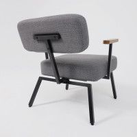 Кресло AksHome BOOKER серая рогожка BJORN 13/черный купить в Минске