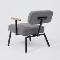 Кресло AksHome BOOKER серая рогожка BJORN 13/черный купить в Минске