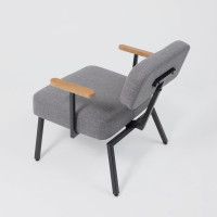 Кресло AksHome BOOKER серая рогожка BJORN 13/черный купить в Минске