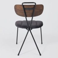 Кресло AksHome BOOT темно-серый велюр VOSS 18/светлый орех/черный купить в Минске