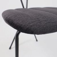 Кресло AksHome BOOT темно-серый велюр VOSS 18/светлый орех/черный купить в Минске