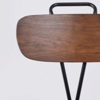 Кресло AksHome BOOT темно-серый велюр VOSS 18/светлый орех/черный купить в Минске