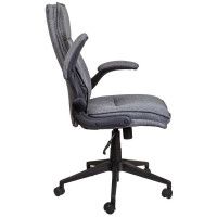 Кресло AksHome Boris (Борис) ткань/серый купить в Минске