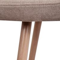 Стул AksHome BRIT (Брит) бежевая ткань 1701-03/дуб купить в Минске