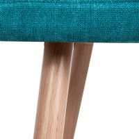 Стул AksHome BRIT (Брит) бирюзовая ткань 1701-21/дуб купить в Минске