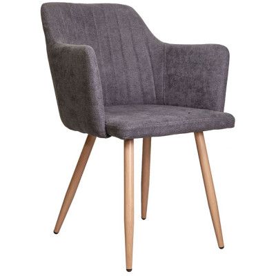 Стул AksHome BRIT (Брит) темно-серая ткань 1701-30/дуб купить в Минске