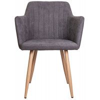 Стул AksHome BRIT (Брит) темно-серая ткань 1701-30/дуб купить в Минске