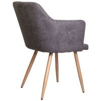 Стул AksHome BRIT (Брит) темно-серая ткань 1701-30/дуб купить в Минске