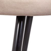 Стул AksHome BRIT (Брит) бежевый велюр HLR-08/черный купить в Минске