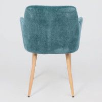 Стул AksHome BRIT (Брит) темно-бирюзовый велюр TYN997-15/дуб купить в Минске Стул AksHome BRIT (Брит) темно-бирюзовый велюр TYN997-15/дуб купить в Минске