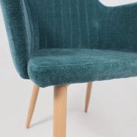 Стул AksHome BRIT (Брит) темно-бирюзовый велюр TYN997-15/дуб купить в Минске Стул AksHome BRIT (Брит) темно-бирюзовый велюр TYN997-15/дуб купить в Минске