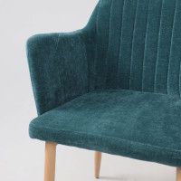 Стул AksHome BRIT (Брит) темно-бирюзовый велюр TYN997-15/дуб купить в Минске Стул AksHome BRIT (Брит) темно-бирюзовый велюр TYN997-15/дуб купить в Минске