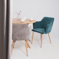 Стул AksHome BRIT (Брит) темно-бирюзовый велюр TYN997-15/дуб купить в Минске Стул AksHome BRIT (Брит) темно-бирюзовый велюр TYN997-15/дуб купить в Минске