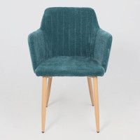 Стул AksHome BRIT (Брит) темно-бирюзовый велюр TYN997-15/дуб купить в Минске Стул AksHome BRIT (Брит) темно-бирюзовый велюр TYN997-15/дуб купить в Минске