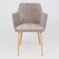 Стул AksHome BRIT (Брит) серо-коричневый велюр TYN997-19/дуб купить в Минске Стул AksHome BRIT (Брит) серо-коричневый велюр TYN997-19/дуб купить в Минске