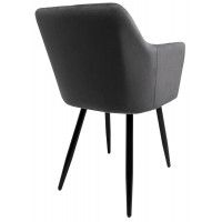 Стул AksHome BRIT (Брит) серый велюр HLR-21/черный купить в Минске