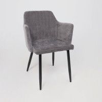 Стул AksHome BRIT (Брит) темно-серый велюр TYN997-26/черный купить в Минске