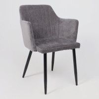 Стул AksHome BRIT (Брит) темно-серый велюр TYN997-26/черный купить в Минске